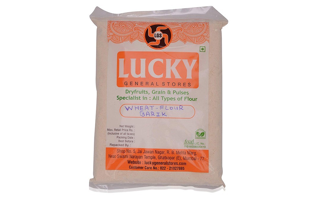 Lucky Wheat Flour Barik    Pack  948 grams